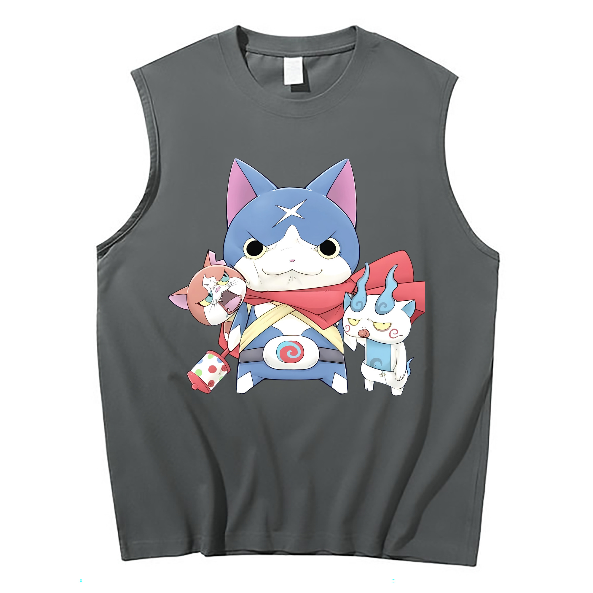 （画像用） 妖怪ウォッチ Yo-kai Watch コットン100％タンクトップ（フロントプリント）